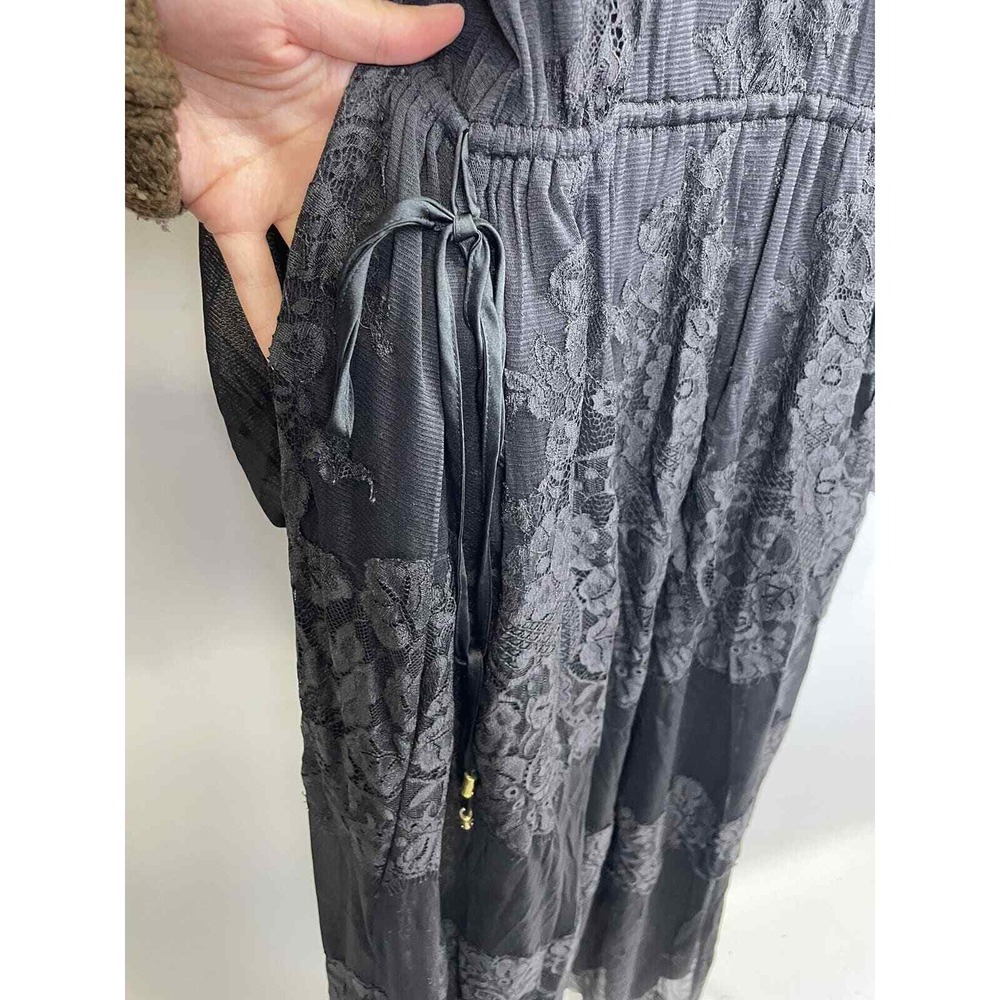 NWT We Are HAH Royal HAHness Black Lace Maxi Dress Womens XS/S‎ MSRP $368 - Picture 9 of 16